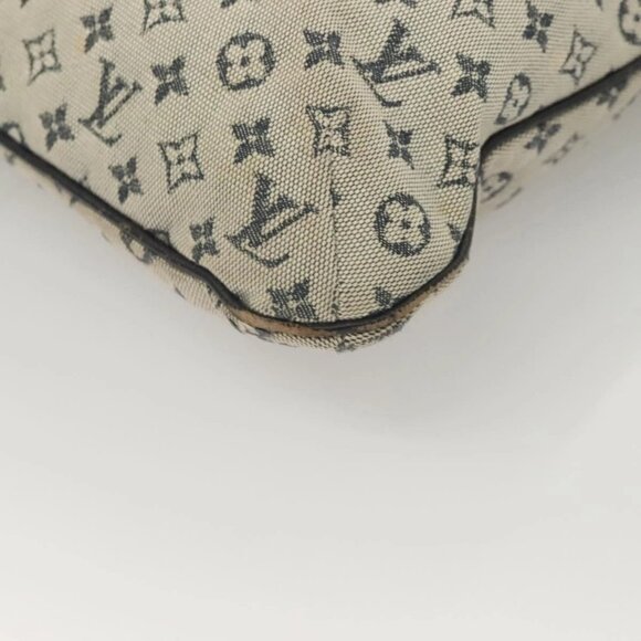 LOUIS VUITTON Monogram Mini Françoise Tote Bag 2way Blue M92208 LV Auth 129802 - Picture 4 of 16